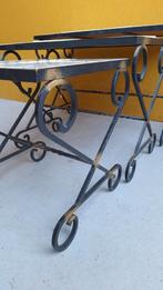 Vintage mimiset, miniset, bijzettafeltjes, nesting tables, Gebruikt, Vintage, Ophalen of Verzenden, Nvt