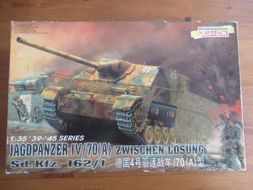 Jagdpanzer IV/70(A) Zwischen Lösung (Dragon 1/35), Hobby en Vrije tijd, Modelbouw | Auto's en Voertuigen, Zo goed als nieuw, Tank