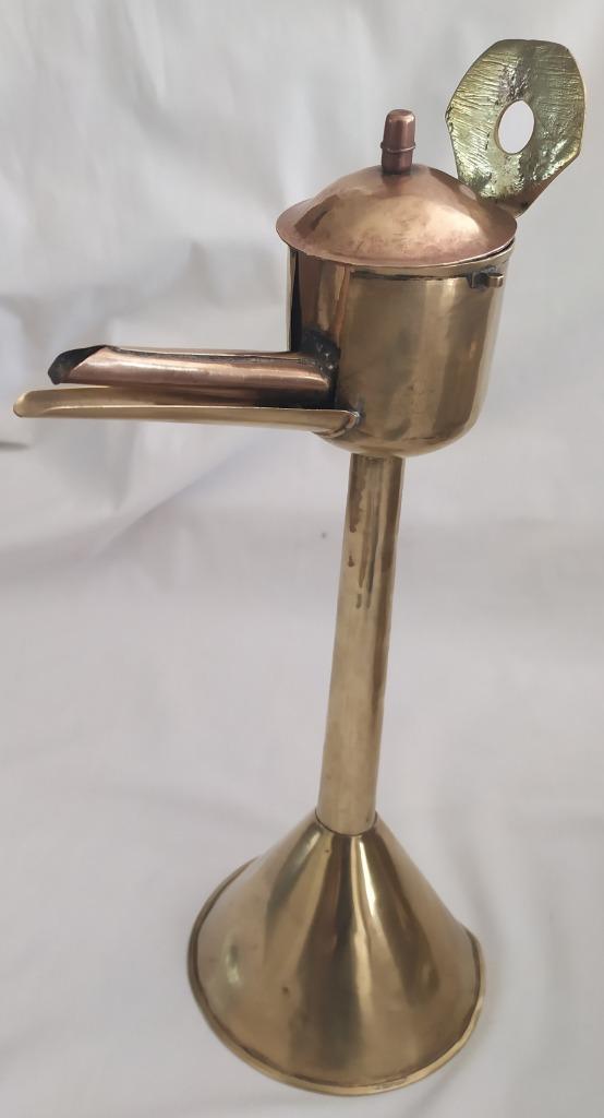 Antieke messing snotneus, Antiek en Kunst, Antiek | Koper en Brons, Koper, Ophalen of Verzenden