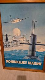 Koninklijke Marine Poster met houten lijst, Ophalen