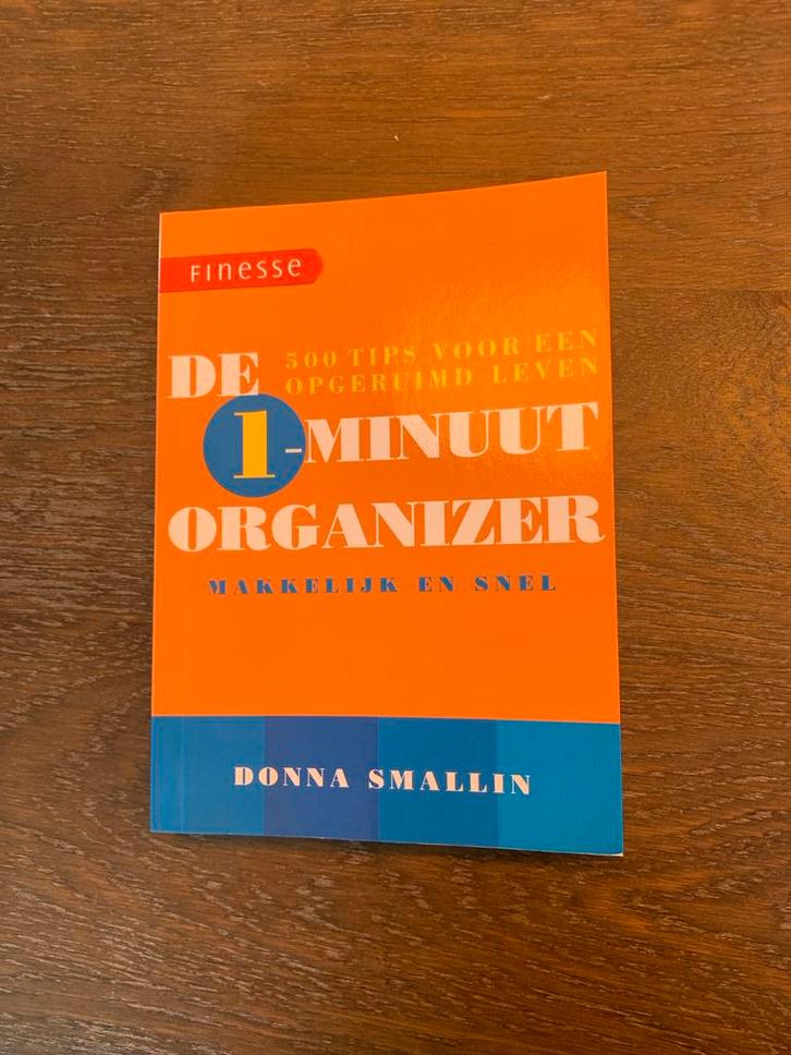 De 1 Minuut Organizer - Donna Smallin, Boeken, Advies, Hulp en Training, Zo goed als nieuw, Ophalen of Verzenden