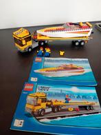 Lego city 4643 vrachtwagen met speedboot, Ophalen of Verzenden, Zo goed als nieuw