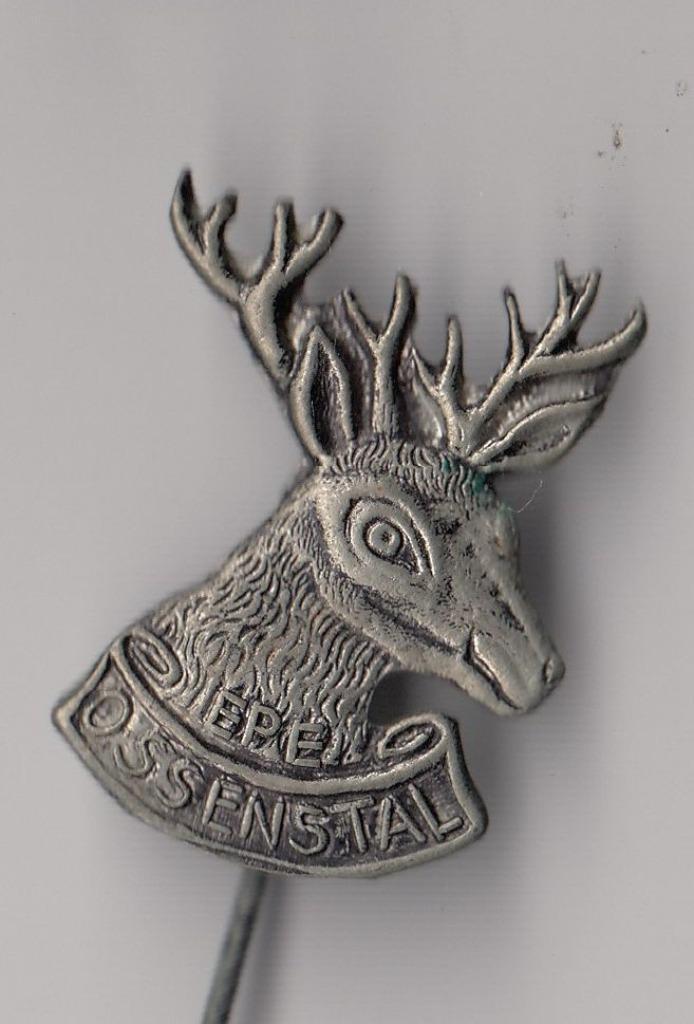 Epe de Ossenstal Hert speldje, Verzamelen, Speldjes, Pins en Buttons, Gebruikt, Speldje of Pin, Overige onderwerpen, Ophalen of Verzenden