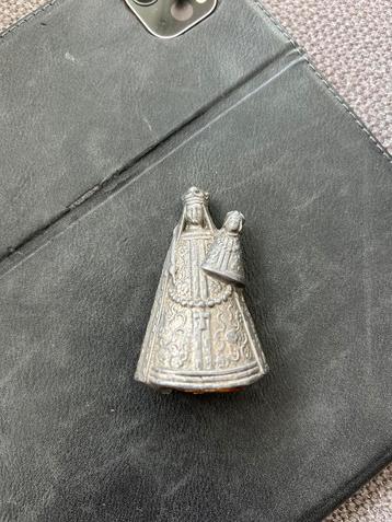 Mooi (verzilverd?) religieus mariabeeldje beschikbaar voor biedingen