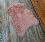 Te koop 5 stuks imitatie schapenvachten oud roze, Huis en Inrichting, Woonaccessoires | Plaids en Woondekens, Ophalen, Zo goed als nieuw