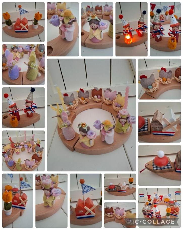 Diverse handgemaakte stekers voor jaarring, Huis en Inrichting, Woonaccessoires | Overige, Nieuw, Ophalen of Verzenden