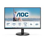 27inch Quadhd monitor met speakers  AOC Q27B3MA, Computers en Software, Monitoren, Gaming, IPS, HDMI, Zo goed als nieuw
