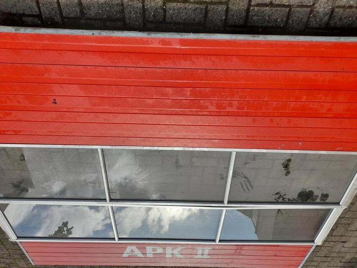 Nassau garagedeur overhead deurpanelen, Doe-het-zelf en Verbouw, Deuren en Horren, Gebruikt, Garagedeur, 215 cm of meer, 120 cm of meer