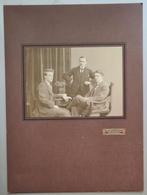 Grote kabinetfoto studenten Amsterdam 1910's, Verzamelen, Gebruikt, Foto, Voor 1940, Verzenden