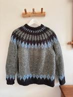 Handgebreidde wollen trui met ijslands motief, damesmaat M, Kleding | Dames, Truien en Vesten, Ophalen of Verzenden, Zo goed als nieuw