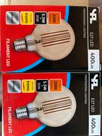2x LED Globe Lamp 95 Extra Warm Licht, Led-lamp, Minder dan 30 watt, Soft of Flame, Nieuw