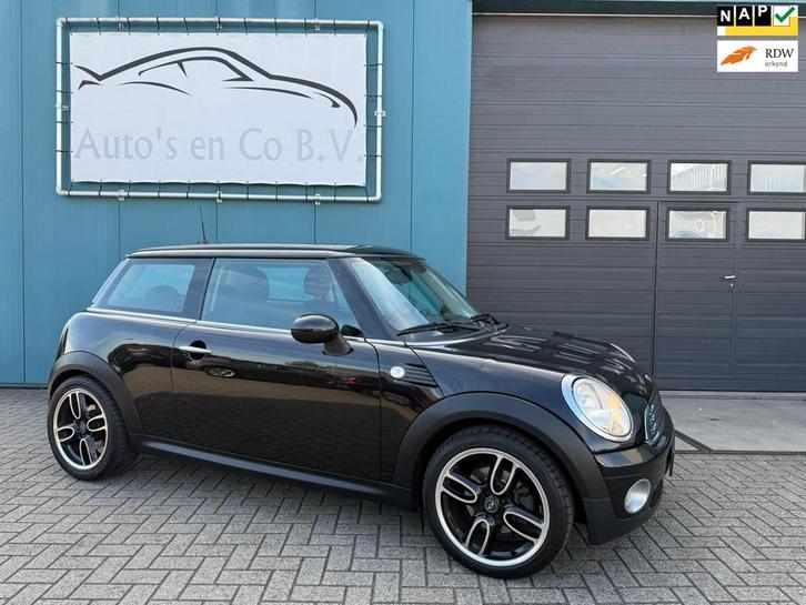 Mini Mini 1.6 Cooper Navigatie Clima Cruise Half leder 17"Lm, Auto's, Mini, Bedrijf, Te koop, Cooper, ABS, Airbags, Airconditioning