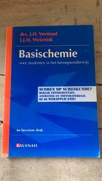 J.H. Vermaat - Basischemie, Scheikunde, HAVO, Ophalen of Verzenden, Zo goed als nieuw