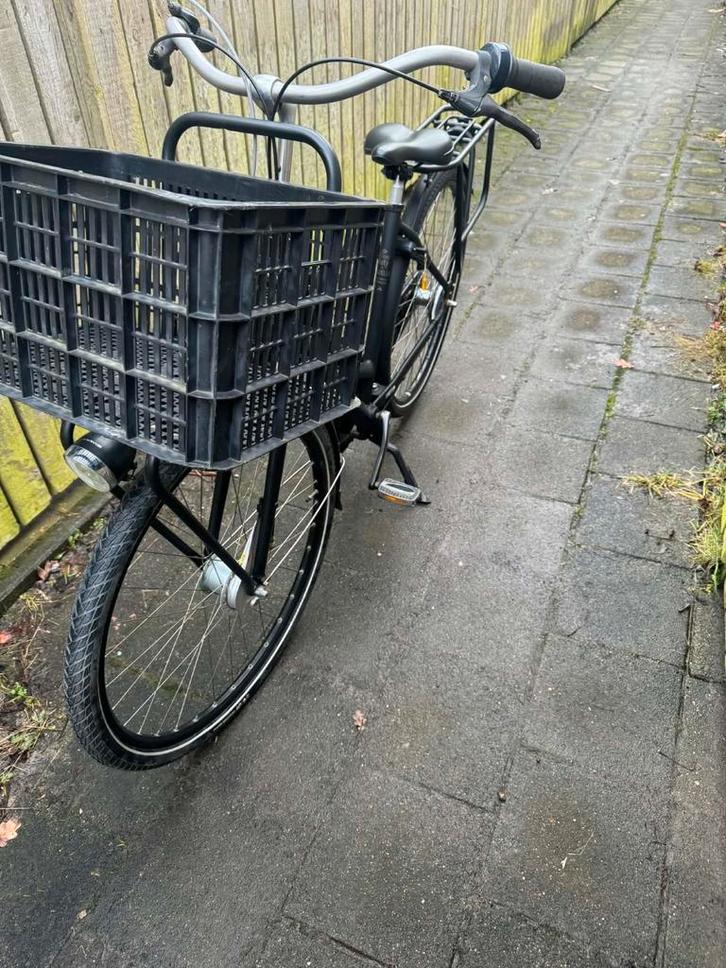 Damesfiets, Fietsen en Brommers, Fietsen | Dames | Omafietsen, Gebruikt, 47 tot 50 cm, Handrem, Versnellingen, Ophalen