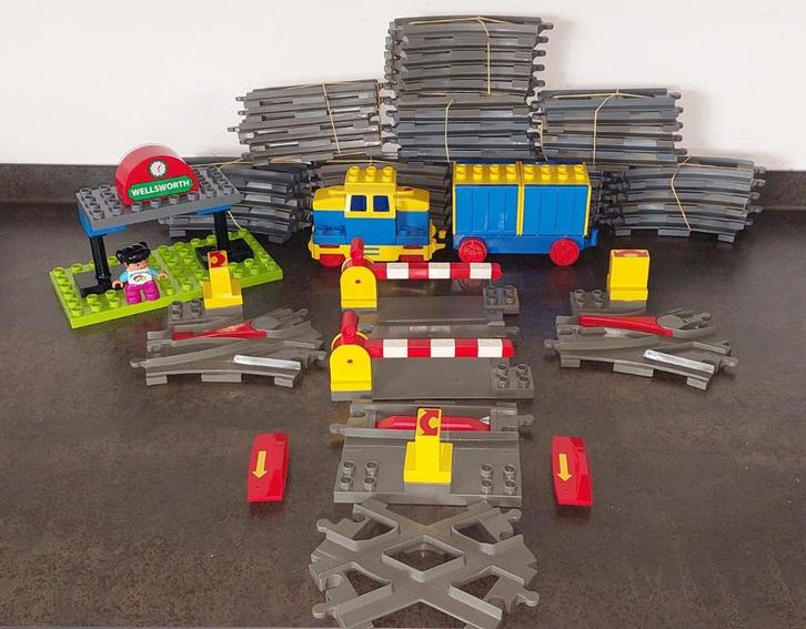 duplo intelli trein (vintage), Kinderen en Baby's, Speelgoed | Duplo en Lego, Gebruikt, Duplo, Ophalen of Verzenden