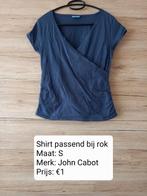 Shirt, Blauw, Ophalen of Verzenden, Zo goed als nieuw, Korte mouw