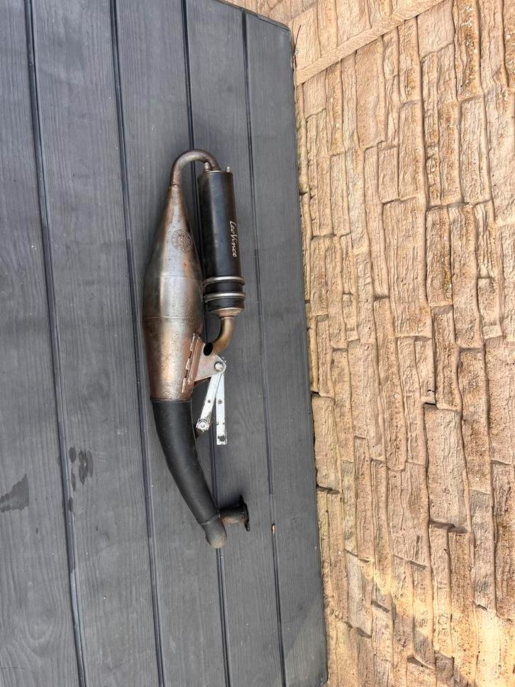 Leovince Handmade Uitlaat - Minarelli Horizontaal, Fietsen en Brommers, Brommeronderdelen | Scooters, Gebruikt, Overige merken