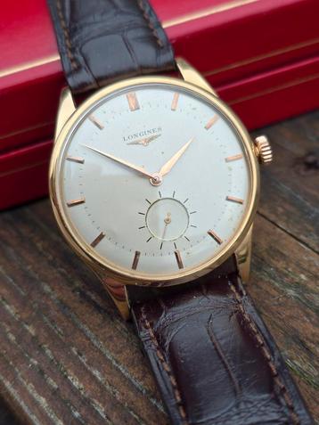 18krt gouden longines Vintage handwinder  beschikbaar voor biedingen