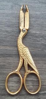 Om 1950 Luiertang Ooievaarsschaartje Luier Tang Schaar, Antiek en Kunst, Curiosa en Brocante, Ophalen of Verzenden