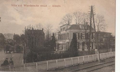 Almelo, Villa a/d Wierdensche straat, Verzamelen, Ansichtkaarten | Nederland, Gelopen, Overijssel, 1920 tot 1940, Verzenden