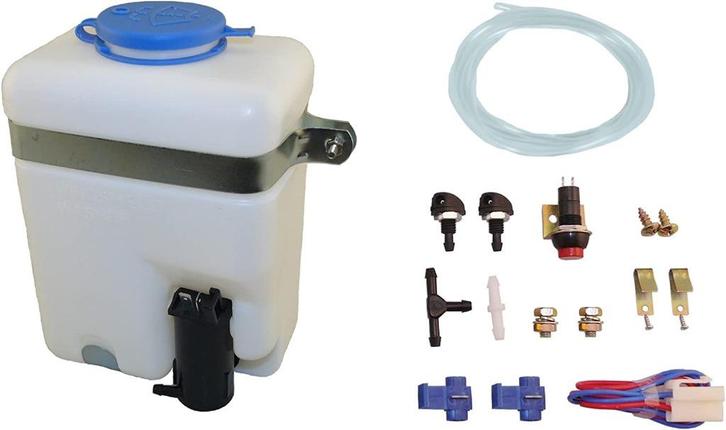 Ruitensproeier set, Universeel mét Reservoir., Auto-onderdelen, Ruiten en Toebehoren, Amerikaanse onderdelen, Oldtimer onderdelen