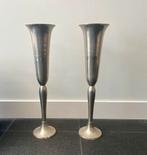 Set van 2 hoge metalen vazen – modern en stijlvol, Ophalen, Overige materialen