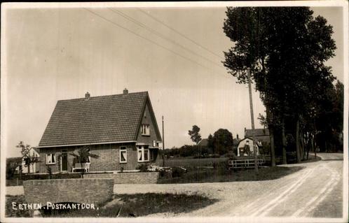 Eethen - Postkantoor - Fotokaart, Verzamelen, Ansichtkaarten | Nederland, Ongelopen, Noord-Brabant, 1920 tot 1940, Ophalen of Verzenden