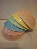 Mosa - mooie set van 6 pastelkleurige schaaltjes, Antiek en Kunst, Ophalen of Verzenden