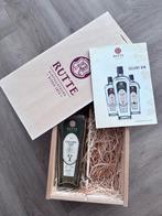 Rutte geschenk kist met lege fles gin, Verzamelen, Ophalen of Verzenden