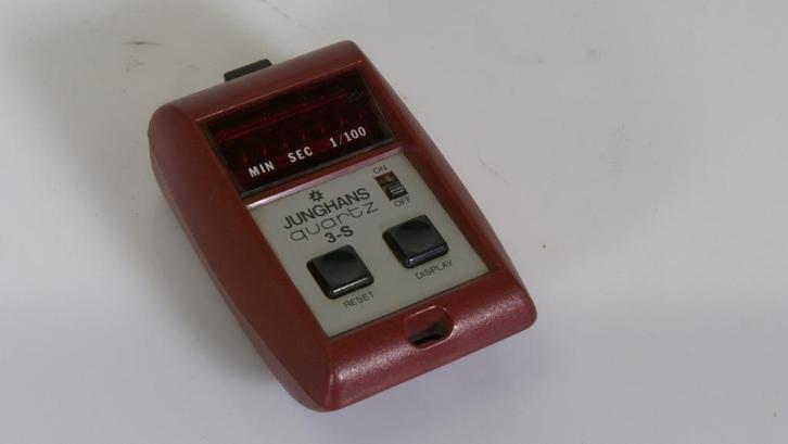 Junghans Quartz 3-S Elektronische Stopwatch, Sieraden, Tassen en Uiterlijk, Horloges | Antiek, Overige merken, Staal, 1960 of later