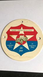 Plaatje keep them rolling 20 jarig bestaan, Ophalen of Verzenden, Overige soorten, Nederland, Embleem of Badge