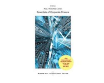 Essentials of Corporate Finance 9781259254802 beschikbaar voor biedingen