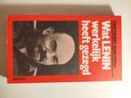 Wat Lenin werkelijk heeft gezegd, Boeken, Ophalen of Verzenden, Zo goed als nieuw