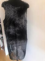 Feestelijk voile hes met splitten, maat 46-50, Kleding | Dames, Grote Maten, Ophalen of Verzenden, Zo goed als nieuw, Zwart