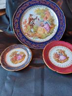 3 verschillende Franse bordjes, Ophalen of Verzenden