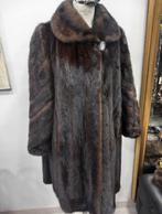 Artisanfurrier bontjas Bruin nertsenbont - maat L-lange jas, Ophalen of Verzenden, Zo goed als nieuw, Maat 42/44 (L), Bruin