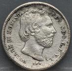 Schaars kwartje 1890 - 25 cent 1890 met punt - Willem 3, Postzegels en Munten, Munten | Nederland, Koning Willem III, Verzenden