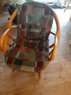Manou  Rotan boho egg Stoel met kussen, Huis en Inrichting, Stoelen, Ophalen, Gebruikt, Overige kleuren, Manou - rotan