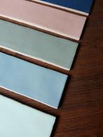 Wandtegels handvorm 7,5 bij 30 cm sage, pink, bleu, babyblue, Ophalen, Nieuw, Minder dan 20 cm, 20 tot 40 cm