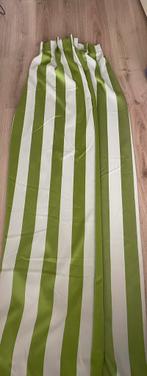 Gordijn groen en wit verduisterend, Groen, Ophalen of Verzenden, Zo goed als nieuw, 200 cm of meer
