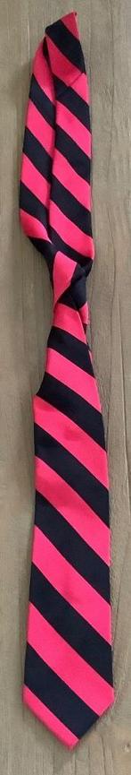 Mooie Dames stropdas rood/zwart gestreept, Ophalen of Verzenden, Zo goed als nieuw