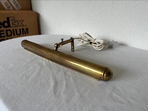 Grote Schilderijlamp Koperen Schilderijlampje Groot Lamp, Antiek en Kunst, Antiek | Lampen, Ophalen of Verzenden