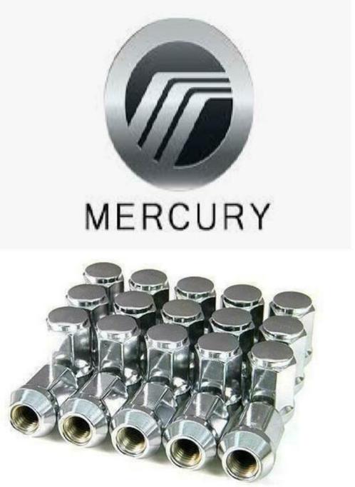 Set chromen wielmoeren voor uw Mercury! Nieuw!, Auto diversen, Wieldoppen, Nieuw, Ophalen of Verzenden