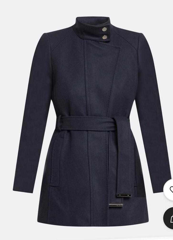 NIEUW Ted Baker mantel maat 40, Kleding | Dames, Jassen | Winter, Nieuw, Maat 38/40 (M), Blauw, Ophalen of Verzenden