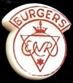 Burgers (ENR) speld wit plastic, Verzenden, Zo goed als nieuw, Transport, Speldje of Pin