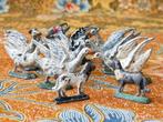 Ganzen en honden oud antiek speelgoed uit Engeland van tin., Antiek en Kunst, Antiek | Speelgoed, Ophalen of Verzenden