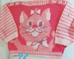 Poes lieve trui breipatroon, Ophalen of Verzenden, Zo goed als nieuw, Breien, Patroon of Boek