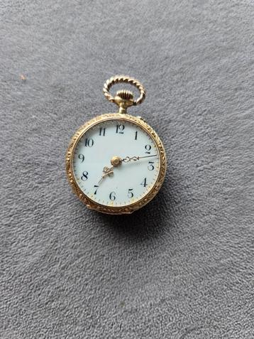 14K Gouden Zakhorloge - Antiek beschikbaar voor biedingen