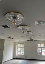 4 gave grote swarovski kristallen plafonnières 80,00 breed, Ophalen of Verzenden, Zo goed als nieuw