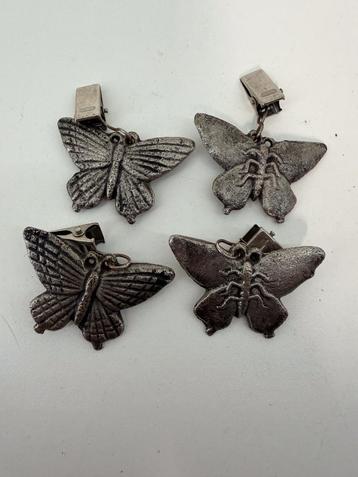 Set metalen tafelkleedverzwaarders – vlinders (4 stuks) beschikbaar voor biedingen